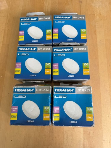 Megaman led gx53 - warm, white