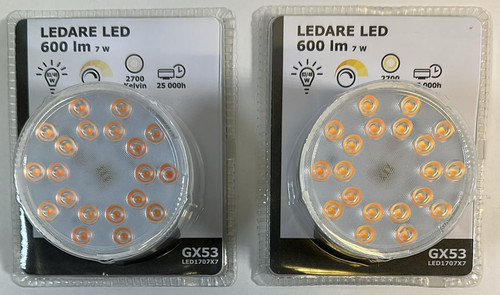 Ikea ledare gx53 - led, bulb