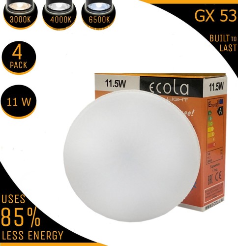 Pack led 11w gx53 - 4,