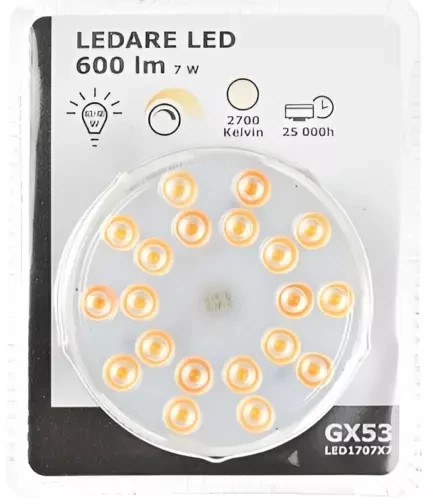 Ikea ledare gx53 - ledare, bulb